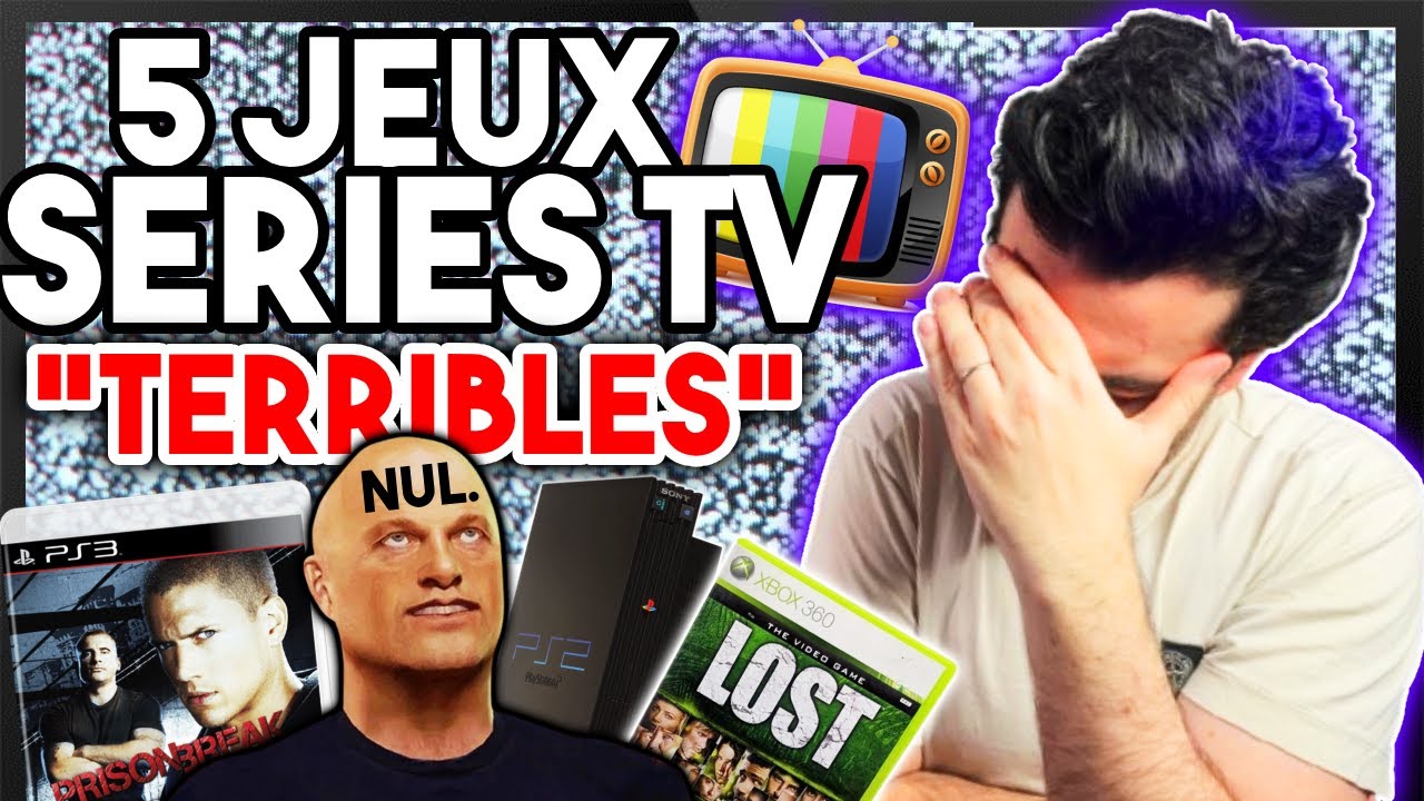 5 jeux HORRIBLES adaptés de SERIES TV !