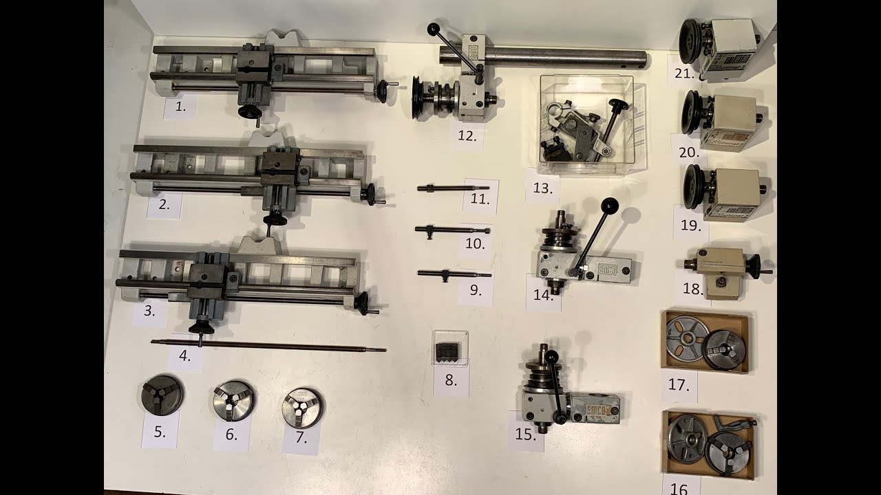 Emco Unimat 3 Parts and Accessories