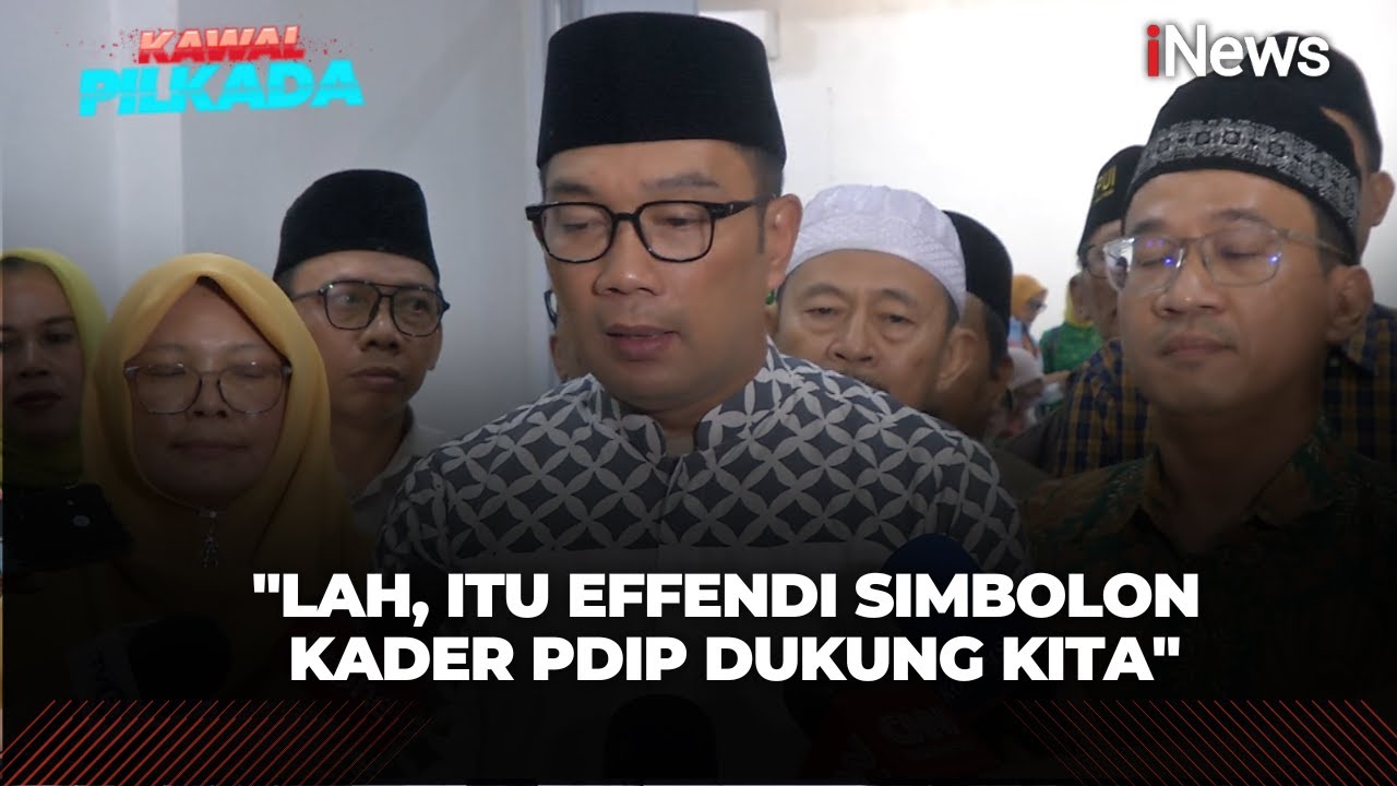 Ditanya soal Politisi KIM Dukung Pram-Rano, RK: Itu Effendi Simbolon Dukung Kita
