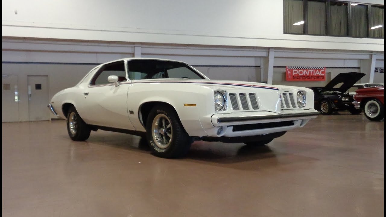1973 Pontiac Grand Am 4 Speed in Cameo White & Engine Sound on My Car Story with Lou Costabile