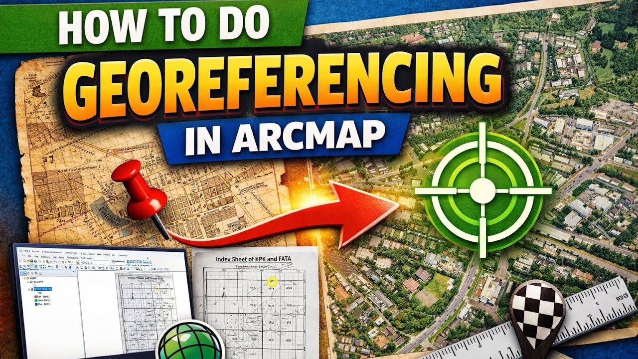 Georeferencing in ArcMap Step by Step Align Scanned Maps Accurately Beginner to Pro