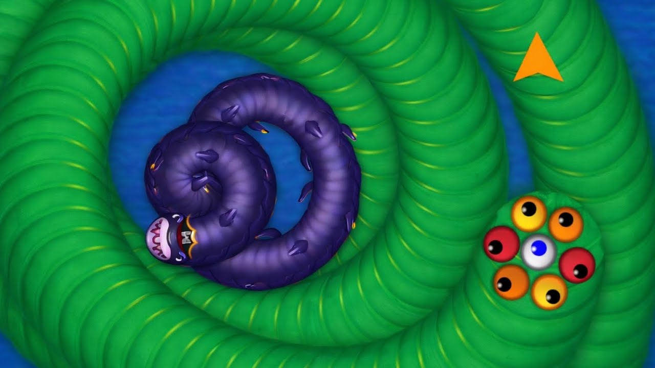 🐍 WORMS ZONE.IO Hungry snake in top gameplay 69 worms zone best gameplay!#wormszoneio 