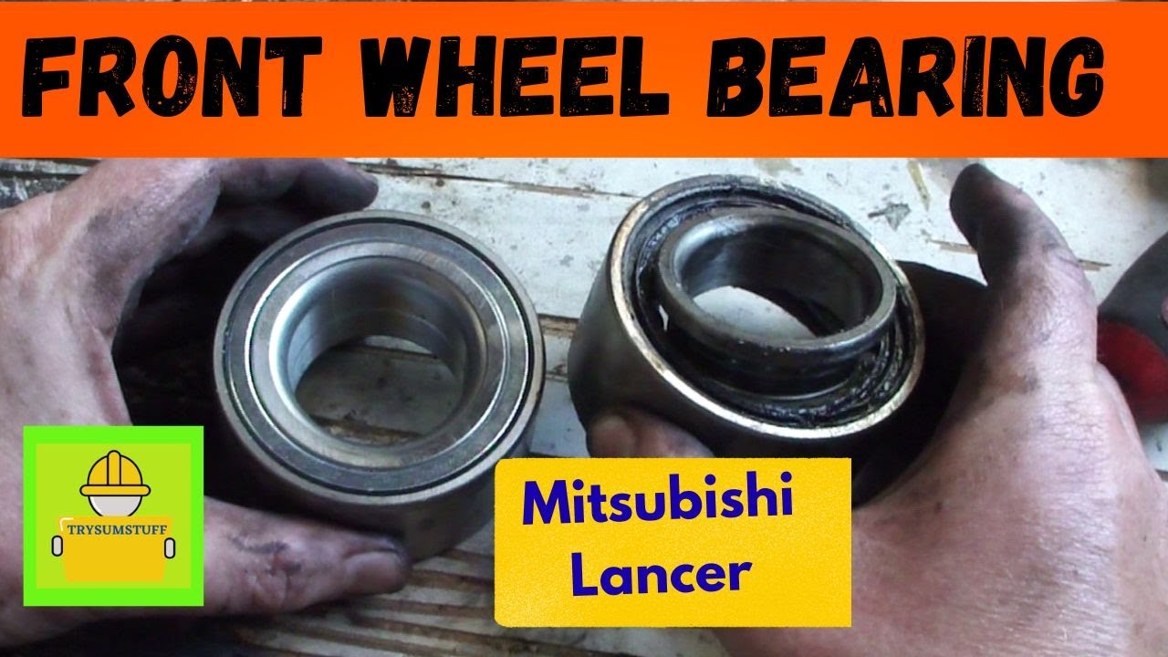 Mitsubishi Lancer Front Wheel Bearing Removal.No Hydraulic Press.