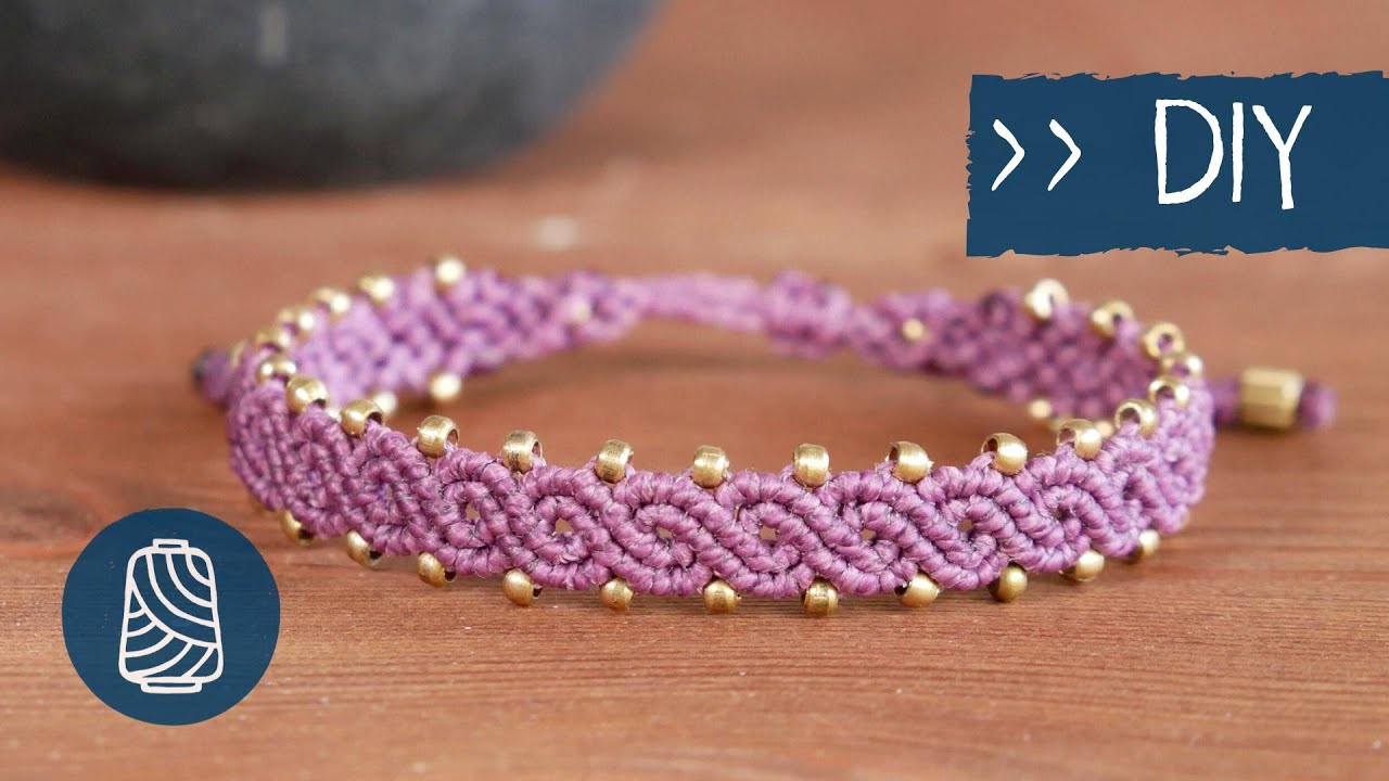 🐉 Verschlungenes MAKRAMEE Armband 🐉