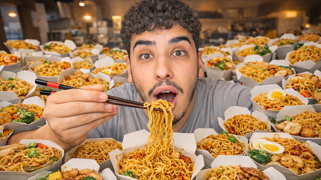 BİR HAFTA SADECE NOODLE YİYEN ADAM!