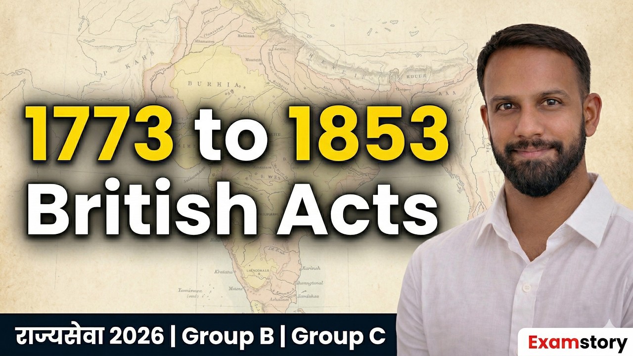 1773 ते 1853 कायदे 🔥 | Regulating Act ते Charter Act | Complete Concept 🧠 | MPSC 2026