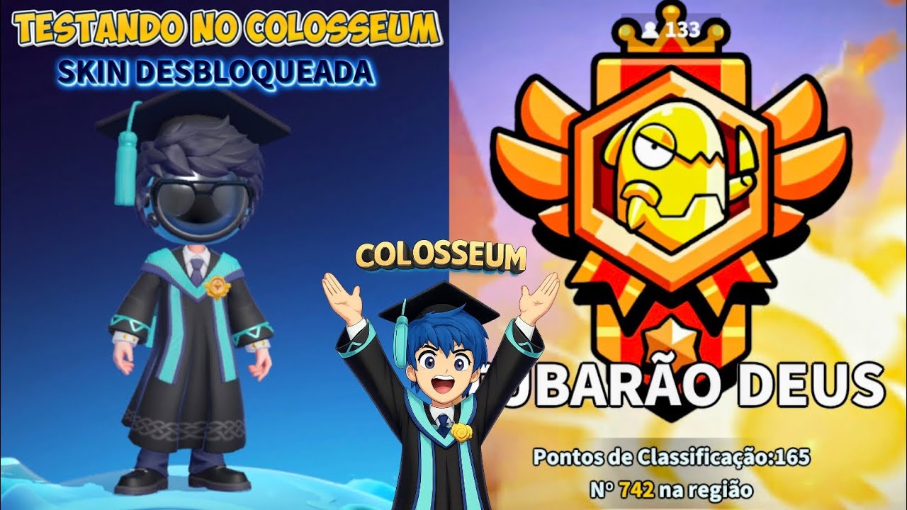 LIBERANDO SKIN + TESTEI no COLOSSEUM!  Super Sus