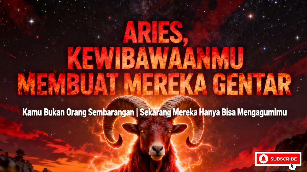 Aries♈ Kamu Berwibawa, Orang-orang Tidak Berani Sembrono/Bercanda Sama Kamu - Hari Ini februari 2026