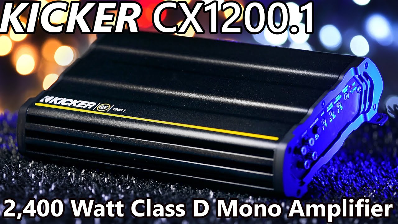 Моноусилитель класса D Kicker CX1200.1 - 2400 Вт!!!