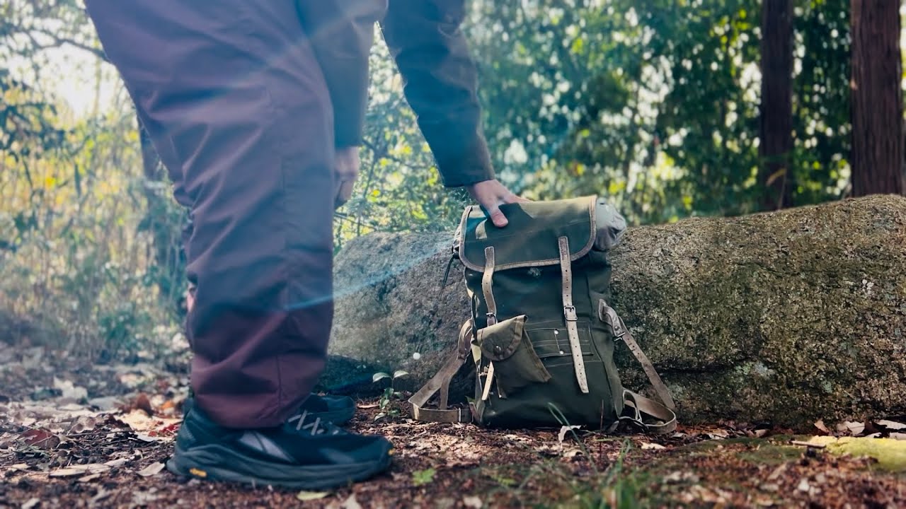 ソロデイキャンプ〜FIREBOX FREESTYLEで久しぶりの焚き火インスタントラーメンやっぱりミリタリーギア多め