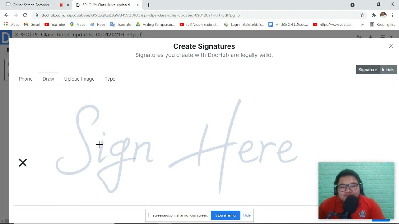 Editing PDF and affixing E signatures