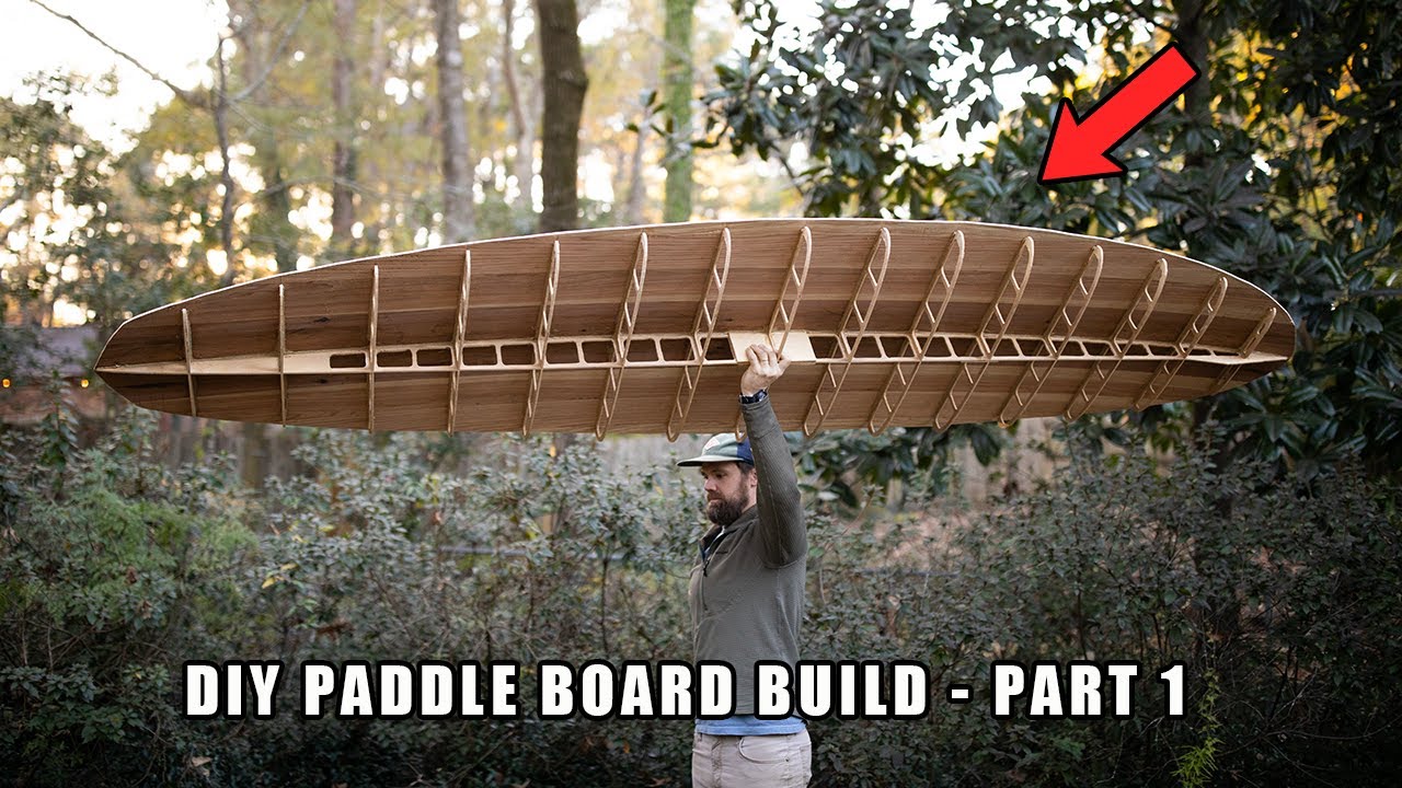 Cedar Paddle Board Build (Part 1) The Fishbone Frame