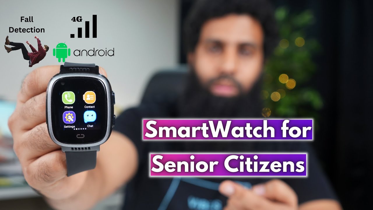 A Fall Detection smartwatch for seniors | Gift for Parents/Elders | AGEasy by Antara Smartwatch