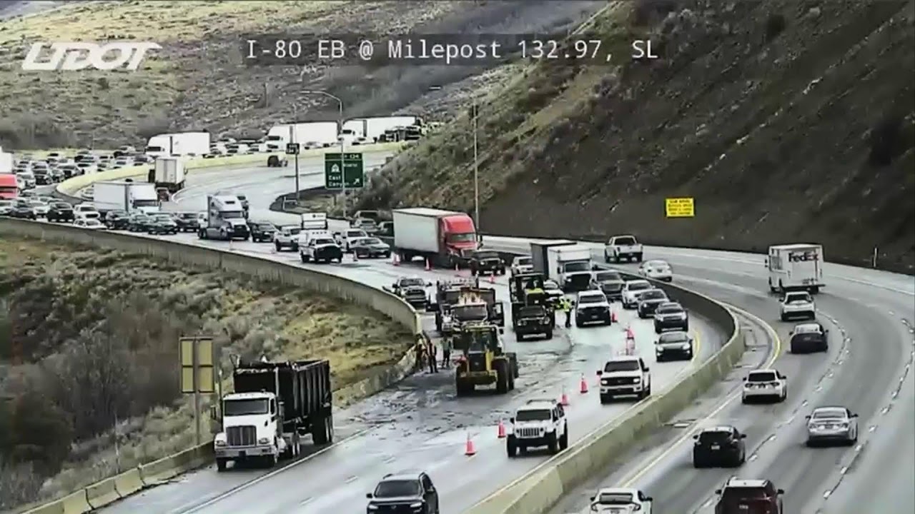Crash Forces Lane Closures