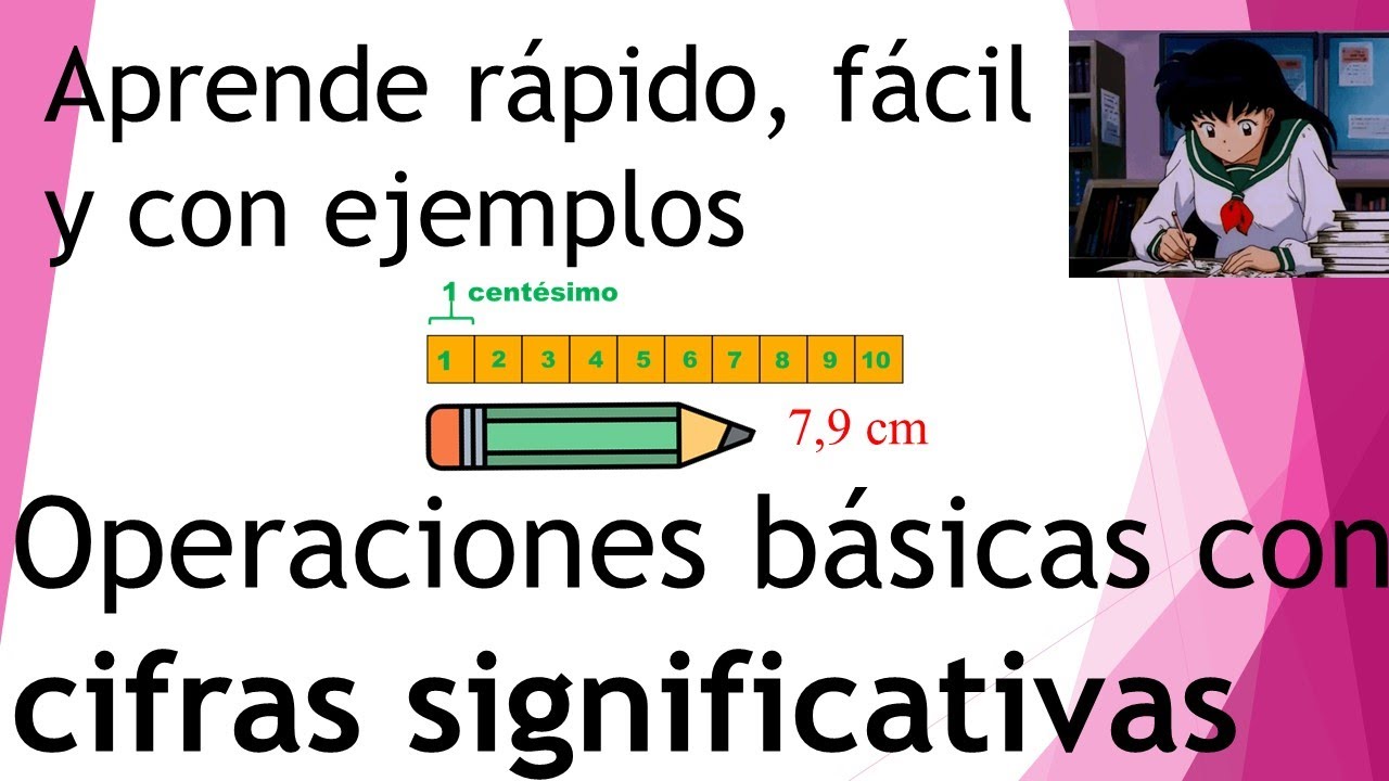 Operaciones básicas con Cifras significativas con ejemplos