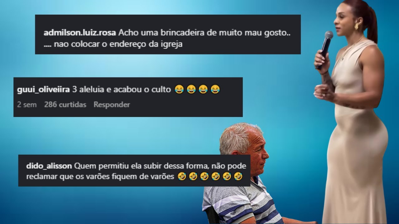 COMENTÁRIOS ENGRAÇADOS DO INSTAGRAM  😂😂😂 - A IGREJA MAIS ABENÇOADA DO BRASIL 🙏🙏
