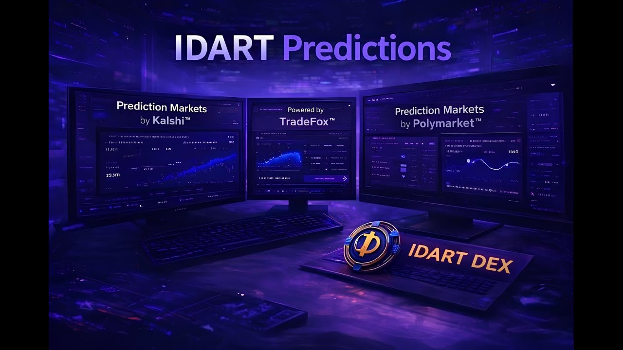 📈 How to Trade Prediction Markets by Polymarket and Kalshi at IDART DEX using TradeFox™ Terminal📈