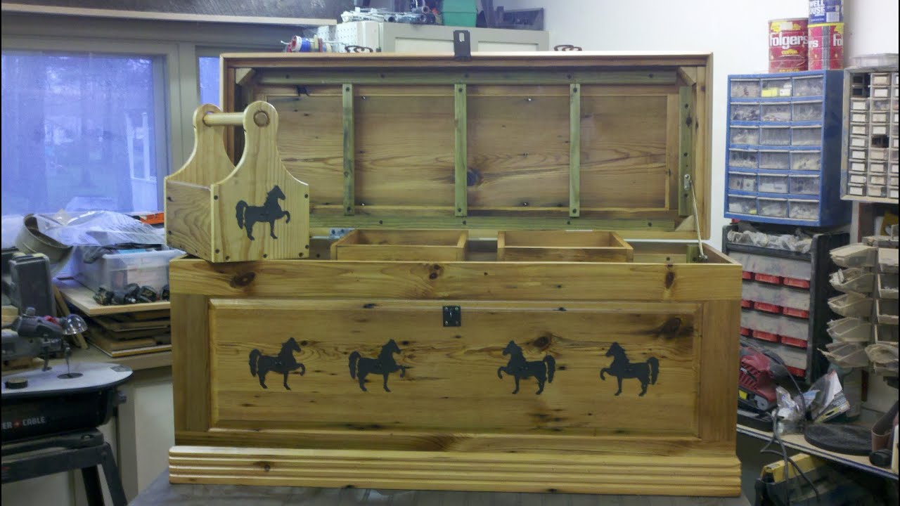 ★DIY Reclaimed Barn Wood Equine / Horse Tack Box / Chest Build. antique equestrian wooden locker