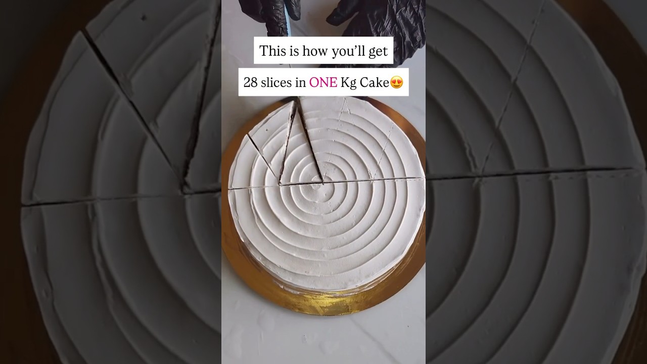 How to Slice Cake like A Pro #cakeslicing #cakenesttv