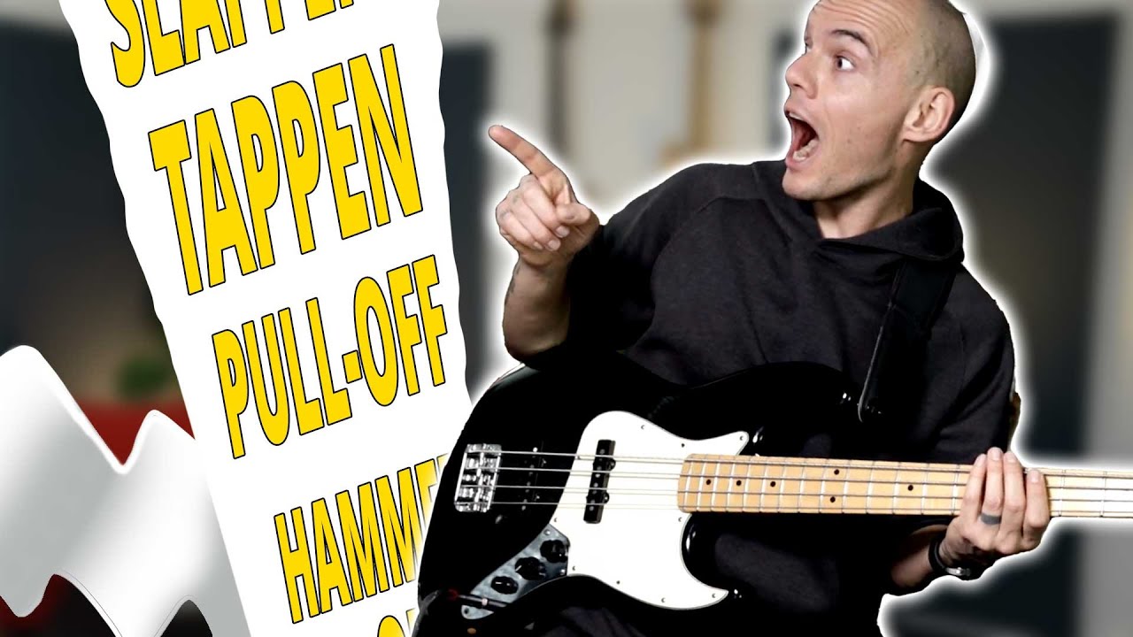 ALLE E-BASS TECHNIKEN in unter 6 Minuten