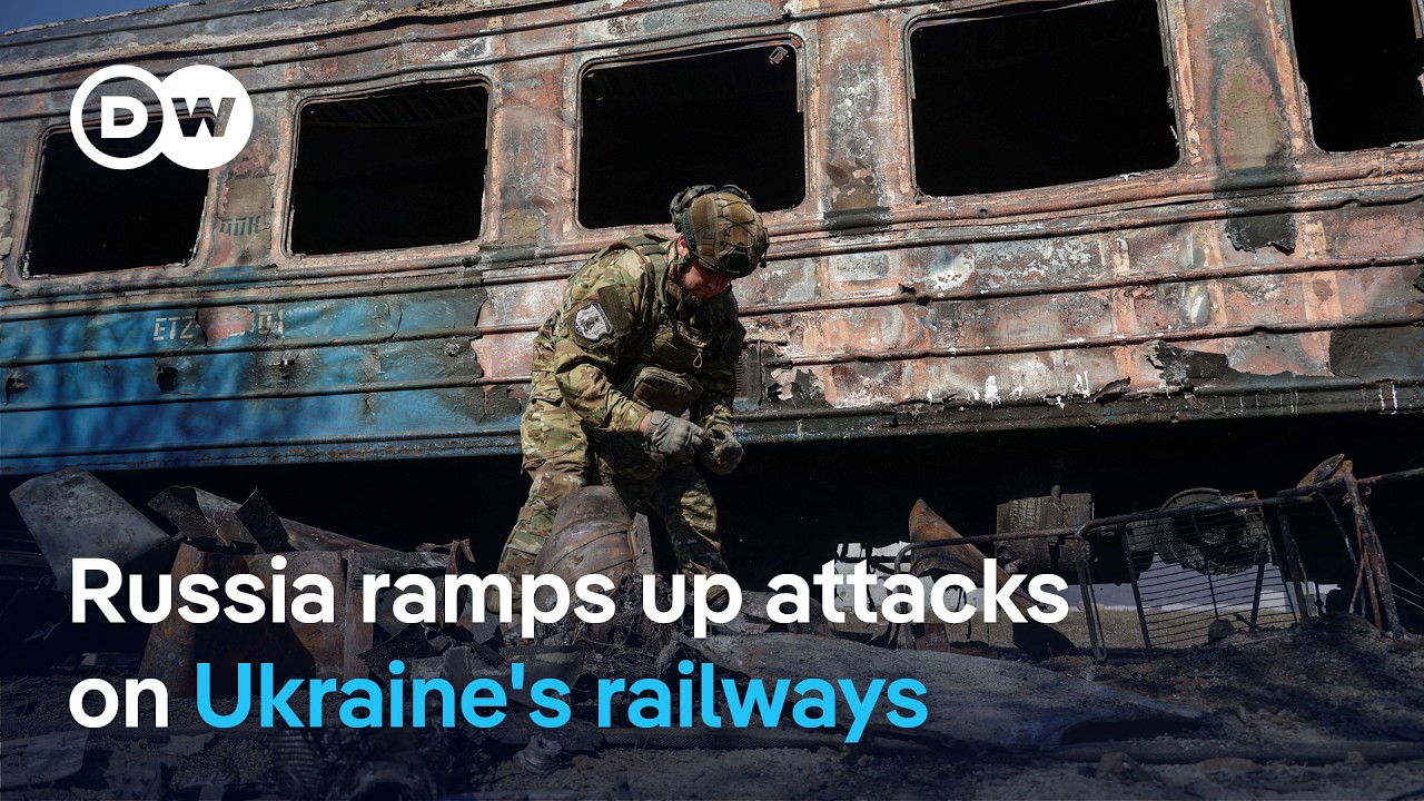 Why Russia is escalating attacks on Ukraine's rail network | DW News