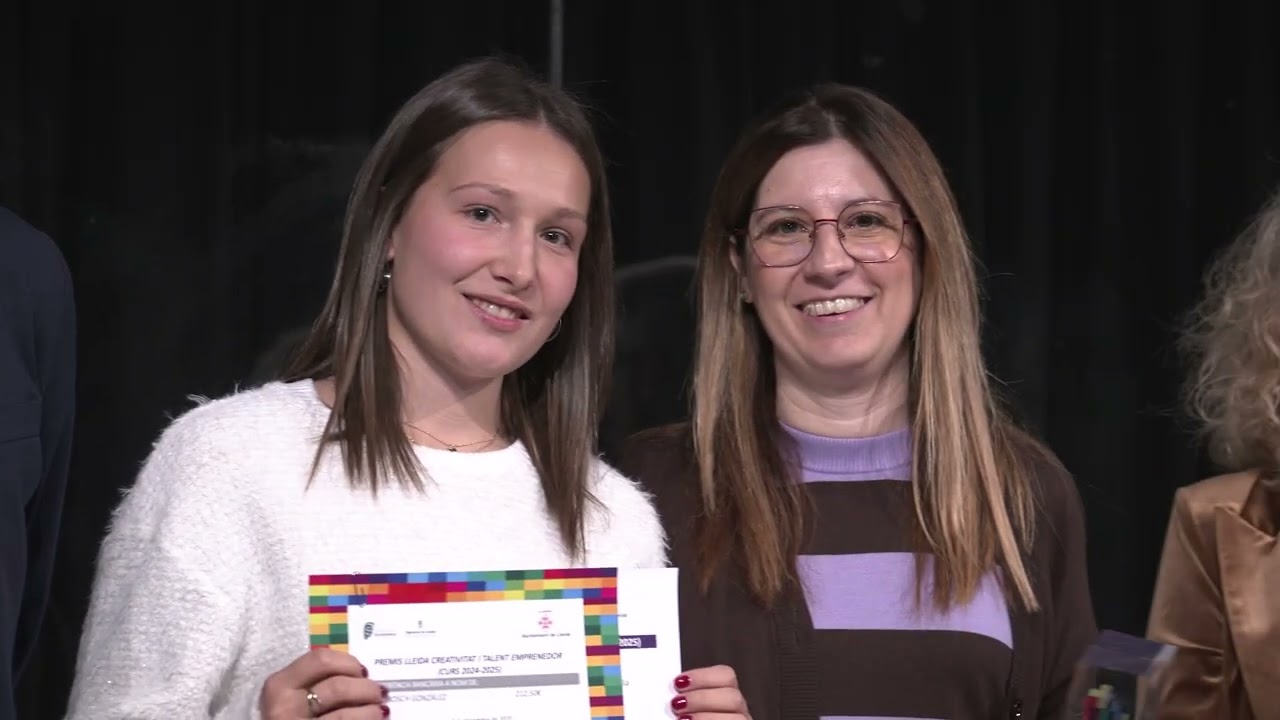 Resum de l'acte de lliurament dels premis Lleida Creativitat i Talent Emprenedor 2025
