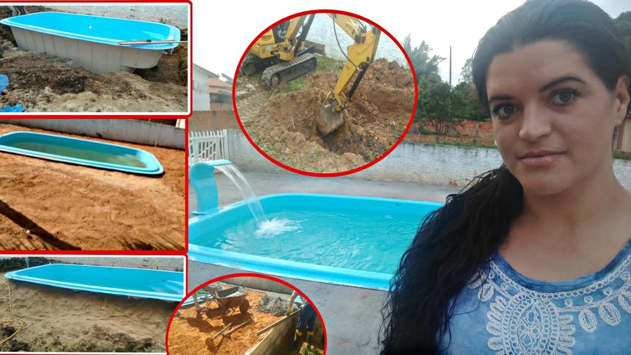Passo a passo como instalar PISCINA de FIBRA todo o PASSO A PASSO