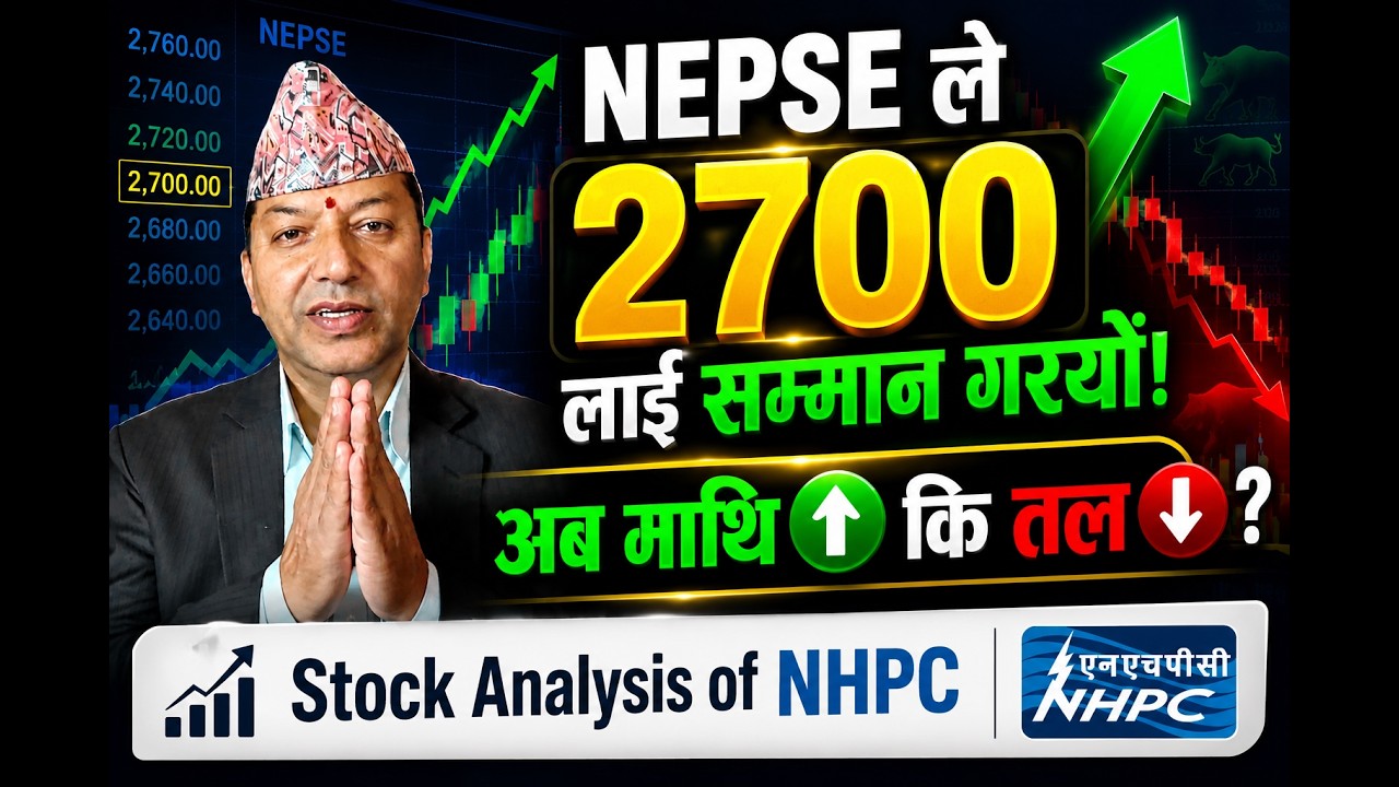 NEPSE Technical Analysis/NEPSE Daily Update/NEPSE Chart Analysis/NHPC Analysis/Raju Paudel.