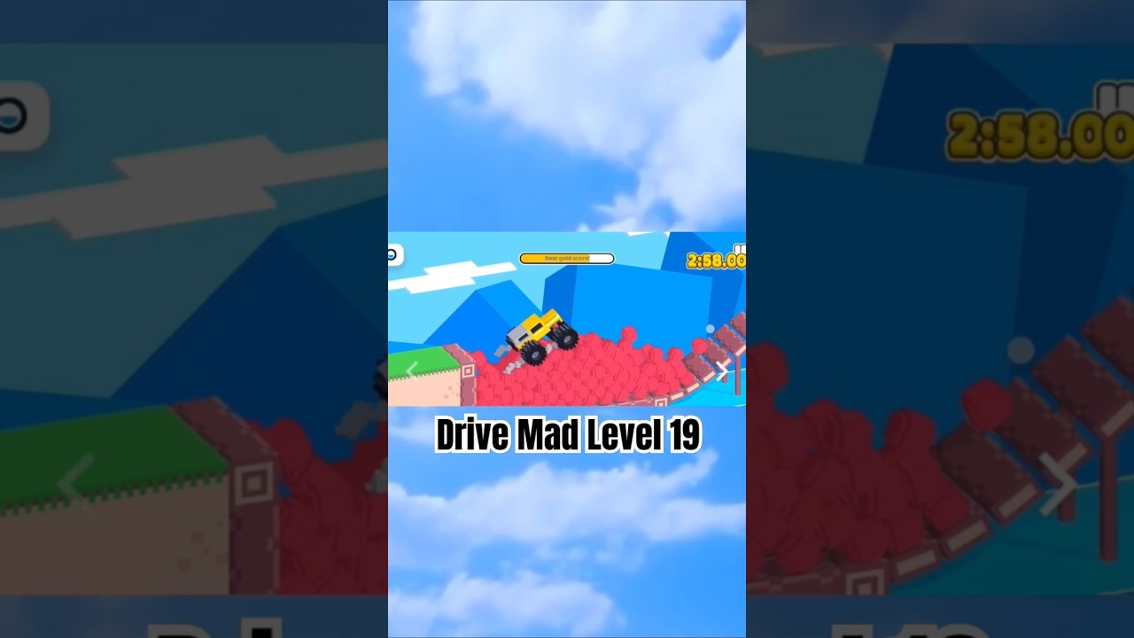 Drive Mad Level 19 #games #fancade #gaming #poki #drivemad