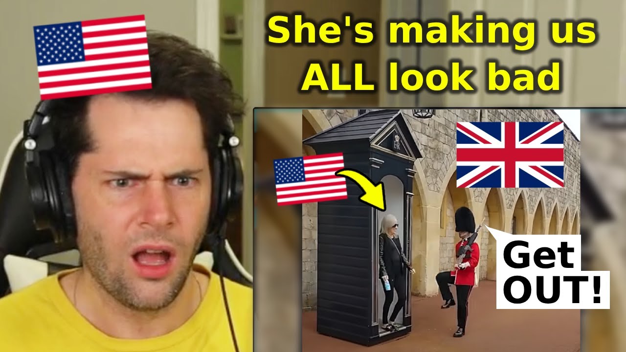 American Reacts to Tourists Disrespecting Royal Guards