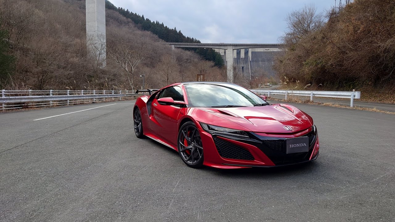 新型NSXで納車後の初ドライブ