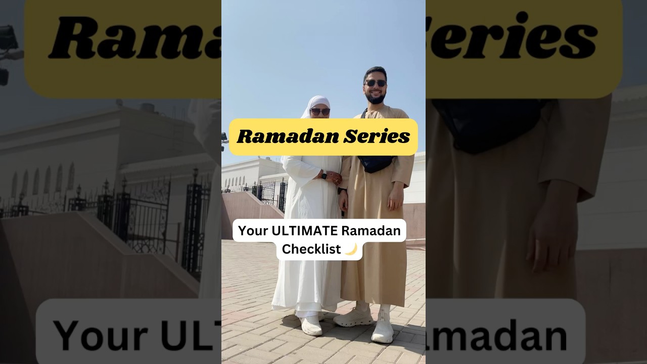 🚨Your ULTIMATE Ramadan Checklist ✅ | Make This Ramadan Count!