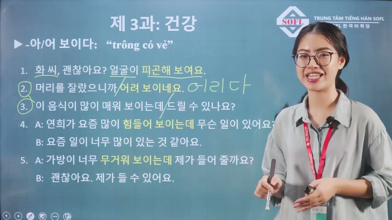 [TOPIK 3] Ngữ pháp tiếng Hàn trung cấp 3 - Bài 3