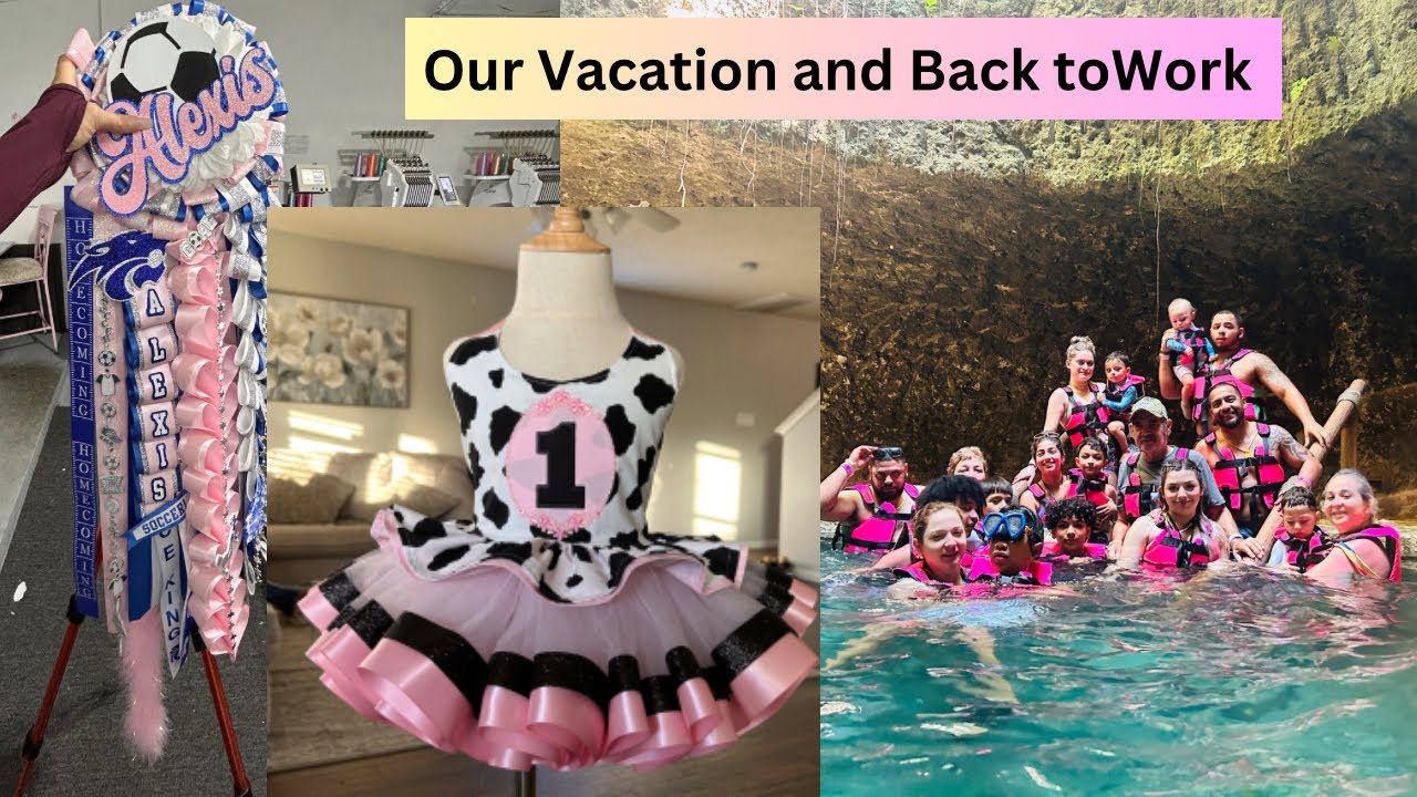 Back to Work After Vacationing in Cancun | Etsy Shop Back Open | Homecoming Week