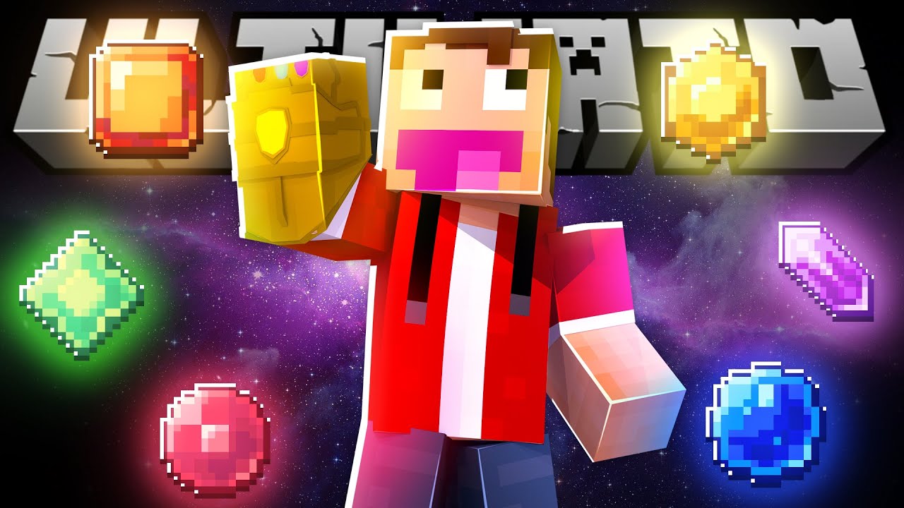 FIZ TODAS AS JÓIAS DO INFINITO - Minecraft ULTIMATO #18 -Dlet-