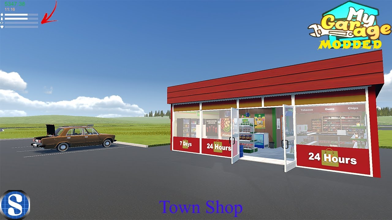 Big changes in town and at the garage (My Garage Modded)
