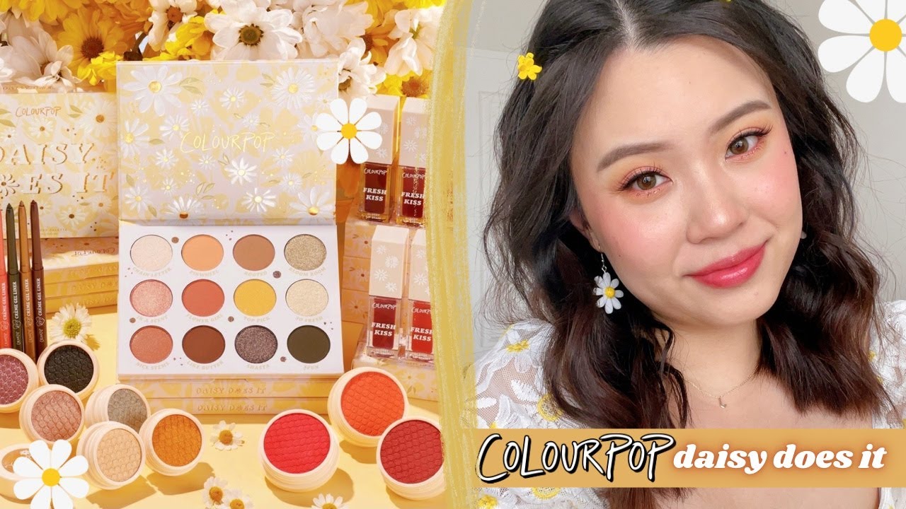 COLOURPOP DAISY DOES IT COLLECTION 🌼 3 LOOKS, COMPARISONS + FULL REVIEW!