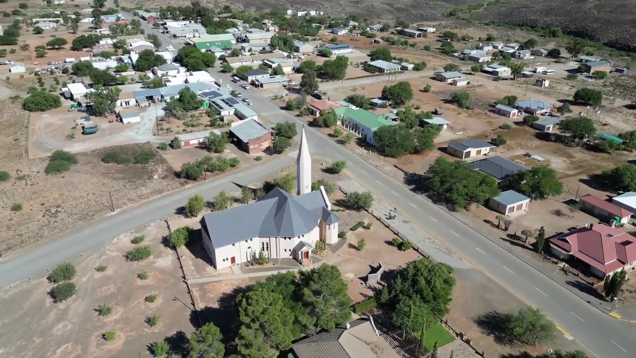 Loeriesfontein from Above  Stunning Drone Views of the Church & Karoo Town
