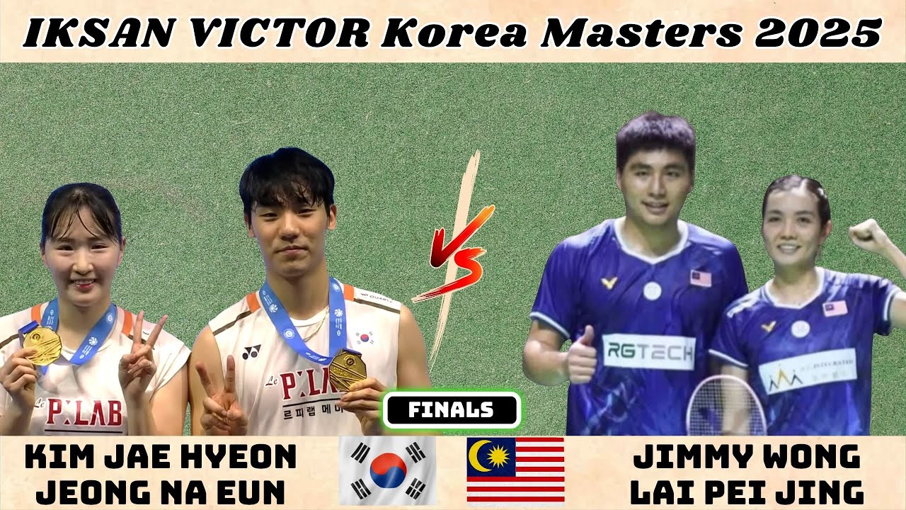 [배드민턴 결승] 김재현/정나은 vs Jimmy Wong/Lai Pei Jing | 익산 코리아 마스터즈 2025 혼합복식