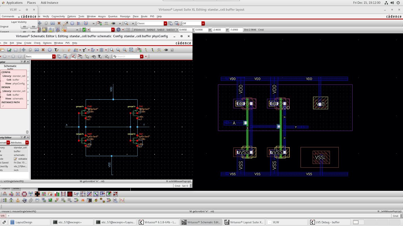 BUFFER LAYOUT Design - Using generate all from source method || Cadence tool ||