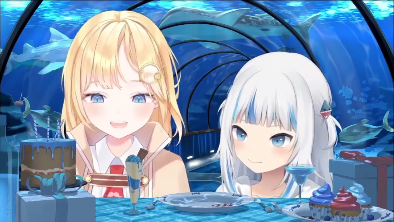 Amelia Watson and Gawr Gura sing What Makes You Beautiful