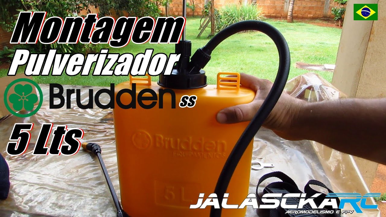Montagem Pulverizador Brudden SS 5 Lts