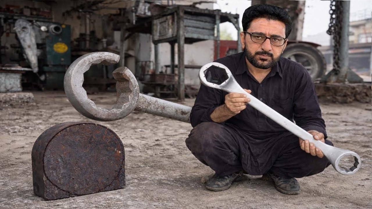 Completely Destroyed Wrench Rebuilt fromScratch — Unbelievable Results!