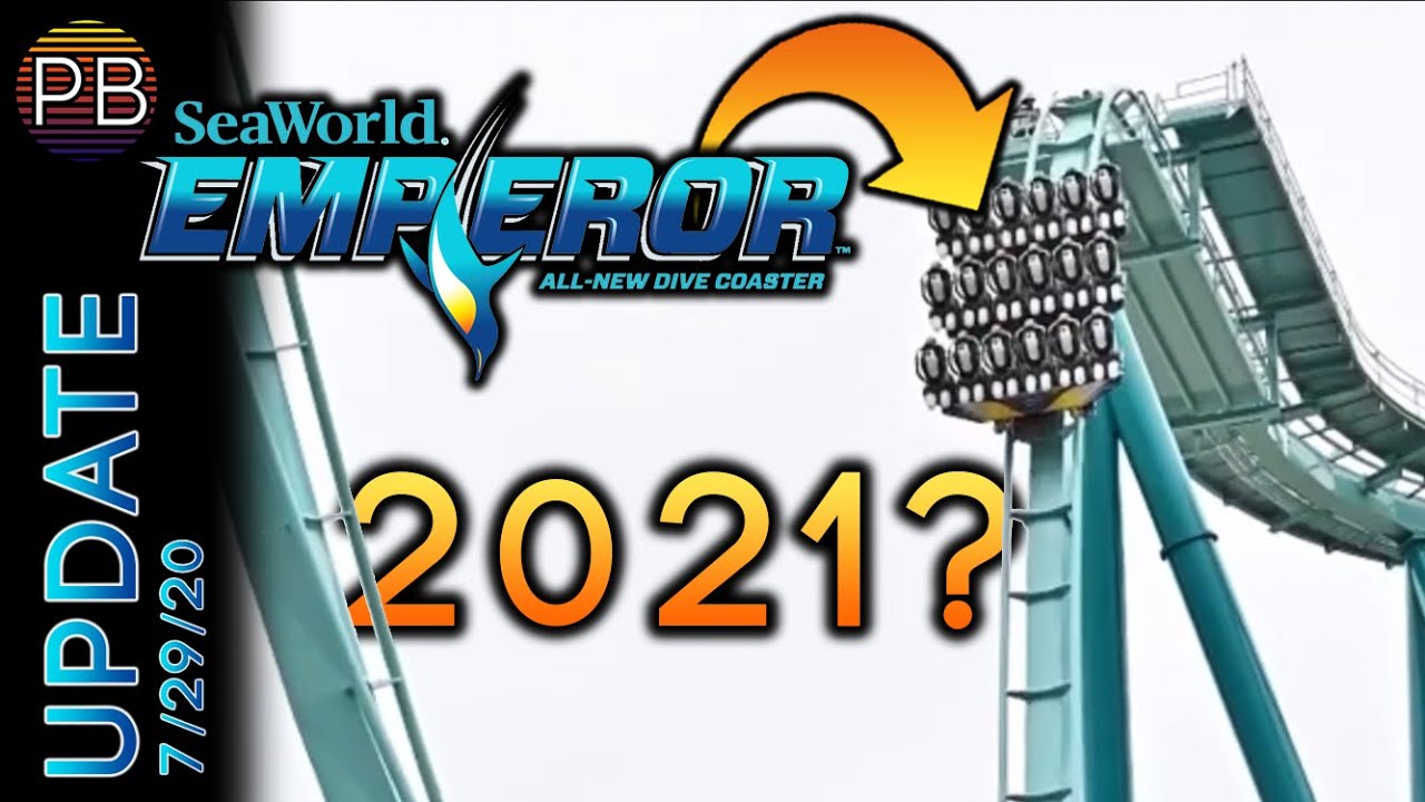 Emperor Most Likely Postponed Until 2021 | Emperor Construction Update 7/29/20 New Coaster SeaWorld
