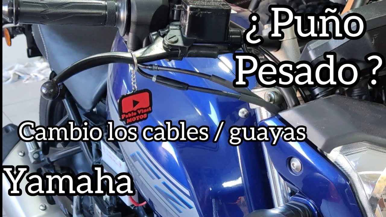 Cambio cables guayas puño acelerador gas Yamaha FZ 16 160 cm³