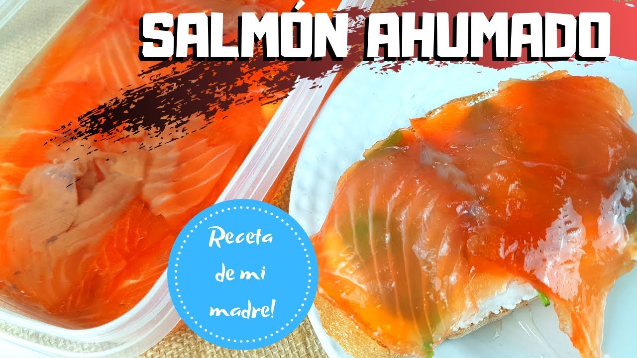 RECETA DE SALMÓN AHUMADO - MUY FÁCIL!!