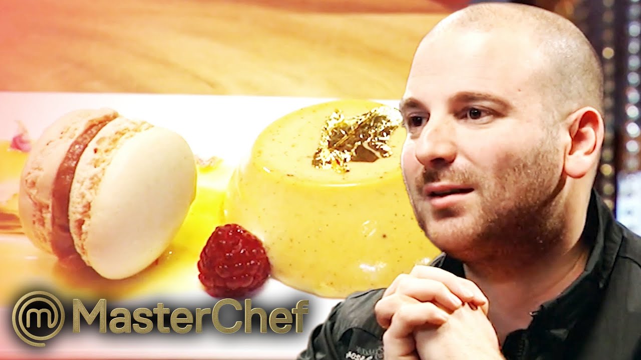 Panna Cotta & Macaroon Biscuits Pressure Test | MasterChef Australia