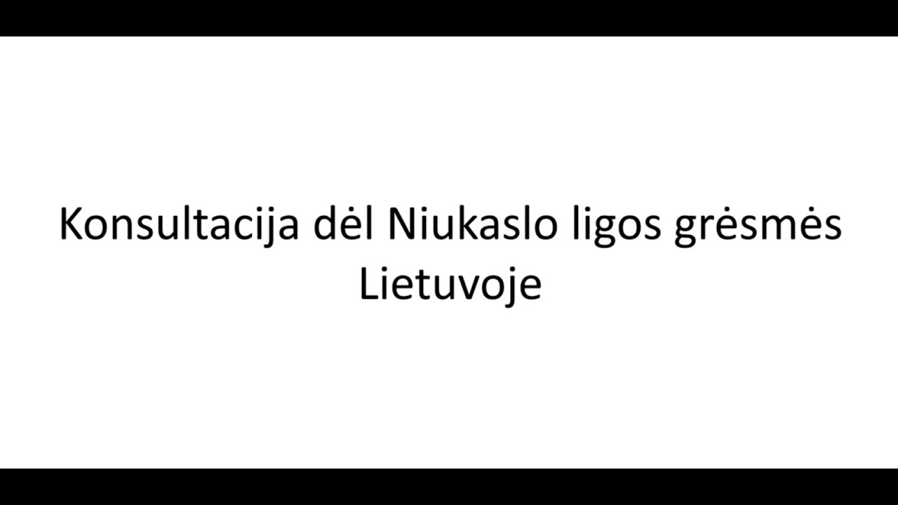 Konsultacija apie Niukaslo ligą