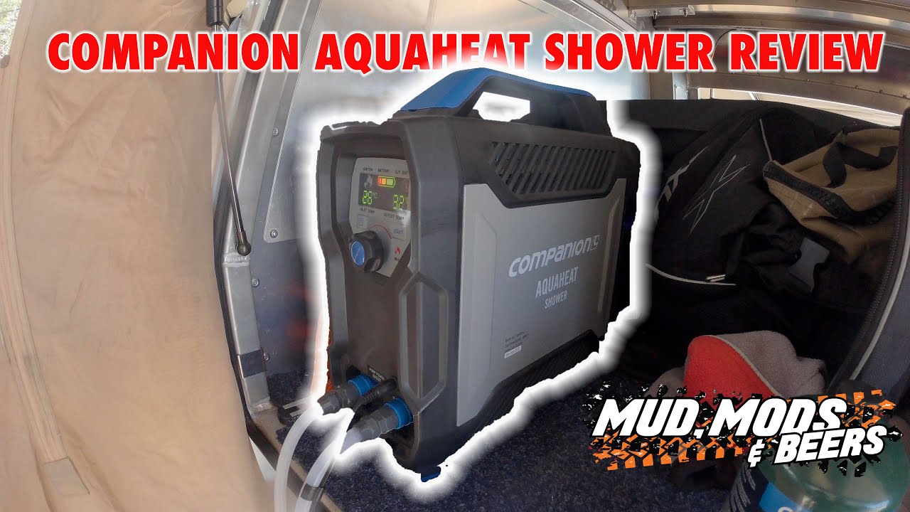 Companion Aquaheat Shower review on Moreton Island!