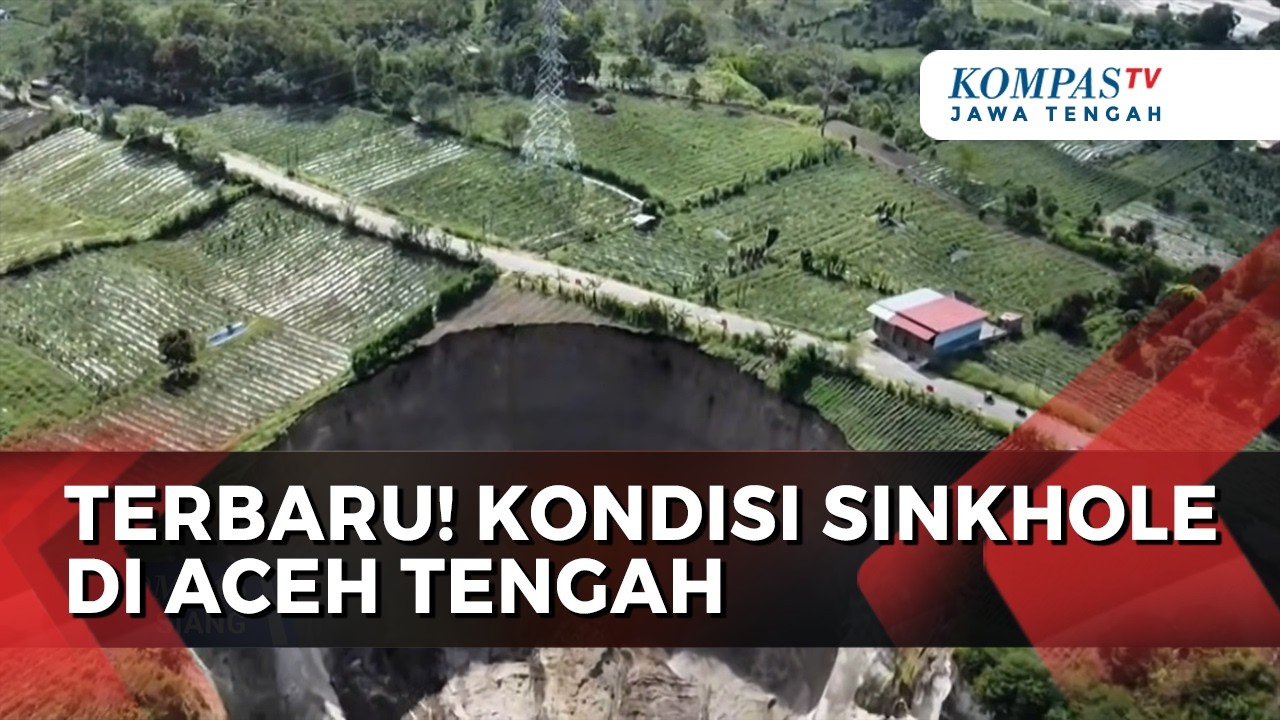 Kondisi Sinkhole di Aceh Tengah, Ini Upaya Kemen PU Cegah Lubang Meluas